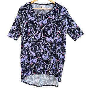 NWT S Disney Maleficent Tunic Top, LuLaRoe Irma - High low cut